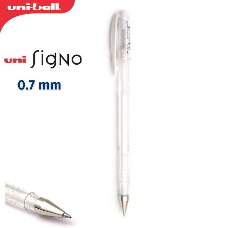 Uniball Signo Angelic White Gel Pen 0.7mm UM-120AC