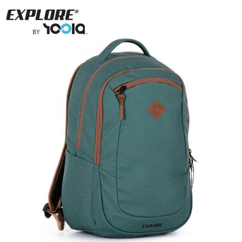 BackPack Τσάντα Πλάτης Green Teen 30lt, 40X31X16cm, Χακί Πράσινο Τσάντες Psalidixarti.gr