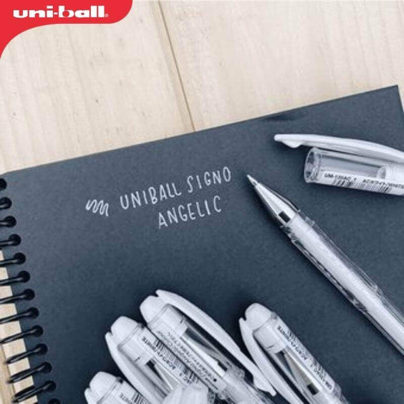 Στυλό Gel UNIBALL SIGNO Angelic Colour Λευκό 0.7mm Στυλό Psalidixarti.gr