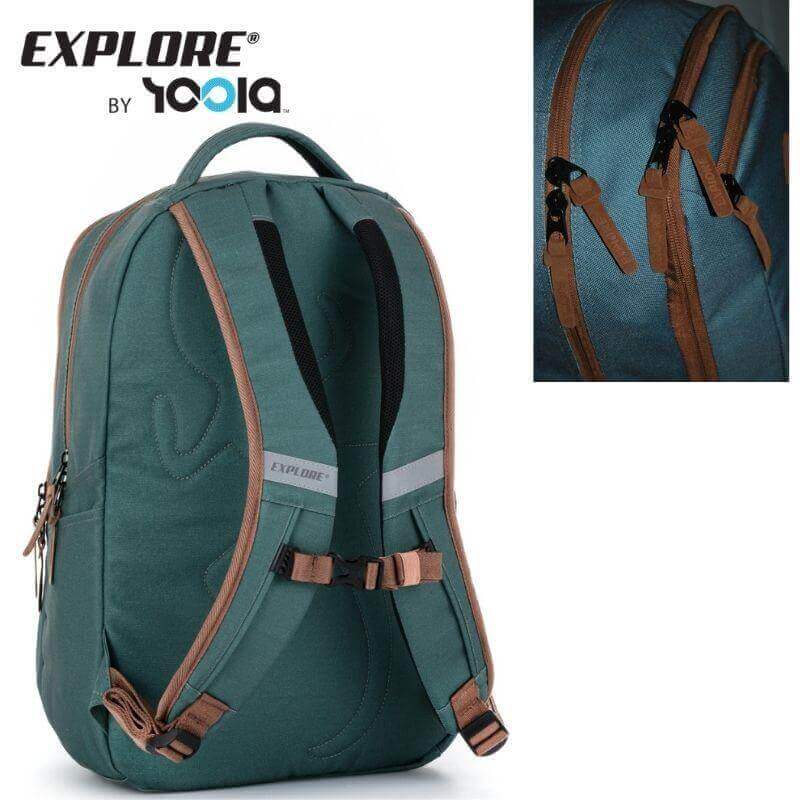 BackPack Τσάντα Πλάτης Green Teen 30lt, 40X31X16cm, Χακί Πράσινο Τσάντες Psalidixarti.gr