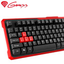 Πληκτρολόγιο Μεμβράνης Gaming GENESIS NKG-0939 RHOD 110 RED Πληκτρολόγιο Psalidixarti.gr