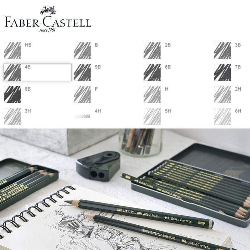 Μολύβια Σχεδίου FABER CASTELL 9000 Μολύβι Σχεδίου Psalidixarti.gr