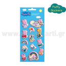Αυτοκόλλητα Puffy Stickers 10x22 "Peppa Pig" Παιδικά Αυτοκόλλητα Psalidixarti.gr
