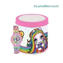 Ρολόι χειρός αναλογικό σε μεταλλικό κουτί "Poopsie" Ρολόι Παιδικό Psalidixarti.gr