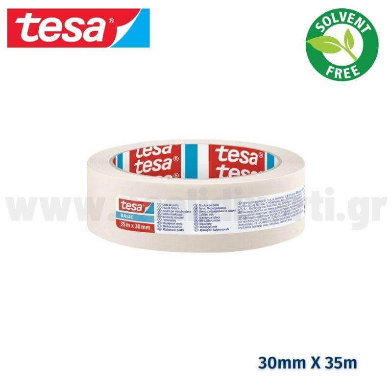 Αυτοκόλλητη Χαρτοταινία TESA Masking Tape, 38mm X 35 μέτρα Ταινία Συσκευασίας Psalidixarti.gr