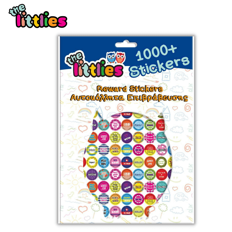 Reward Stickers Block 8 pages - The Littlies 
