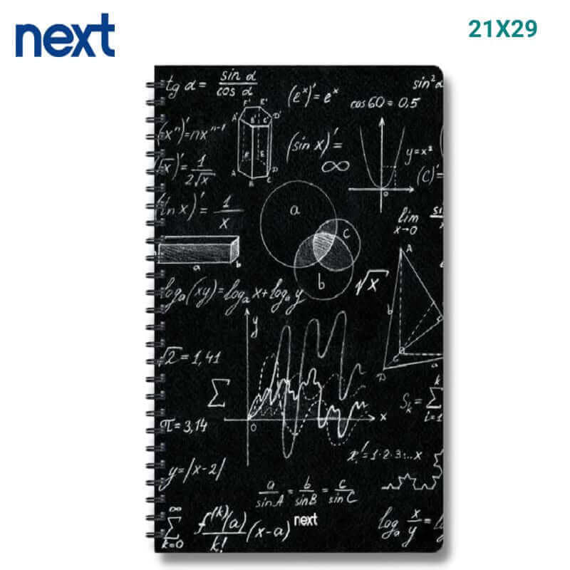 Spiral Notebook 3 Topics 105 Striped Sheets 21X29, Mathematics