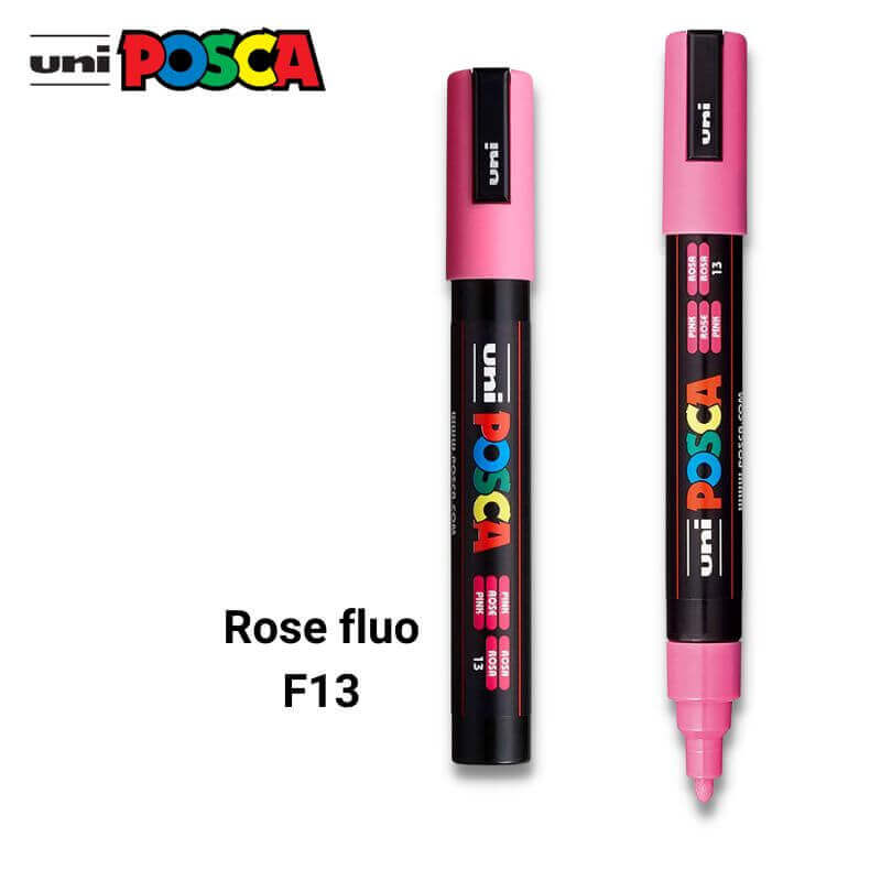 Ακρυλικός Μαρκαδόρος Σχεδίου POSCA PC-5M, Fluo Pink F13