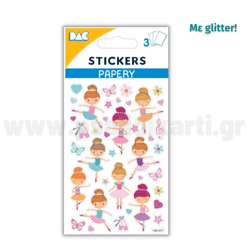 Stickers Ballerinas 8x13 - Stickers Papery 