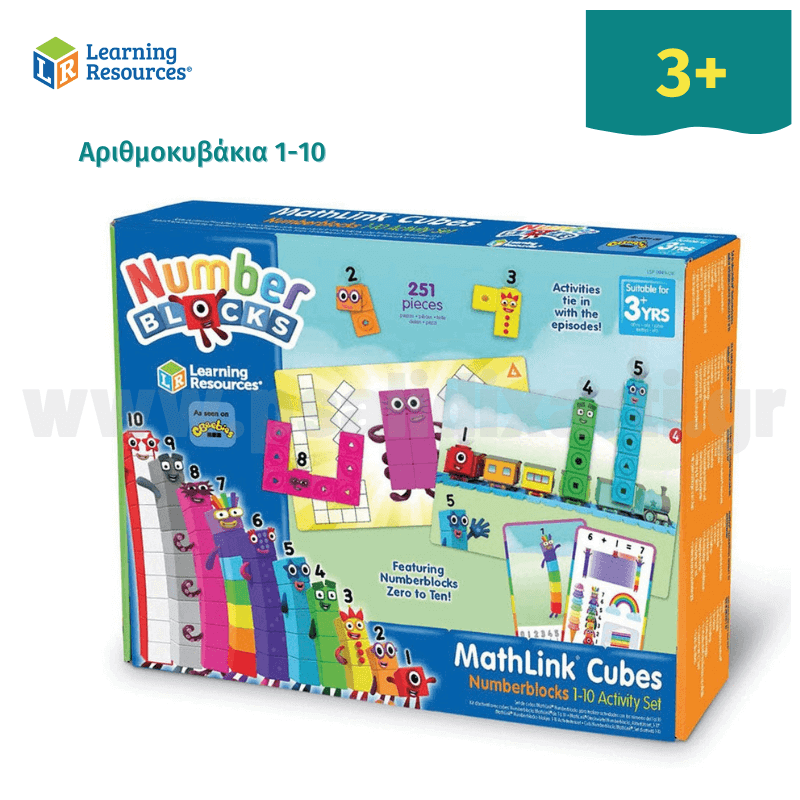 Number Cubes Game MathLink® Cubes Numberblocks 1-10 Activity Set