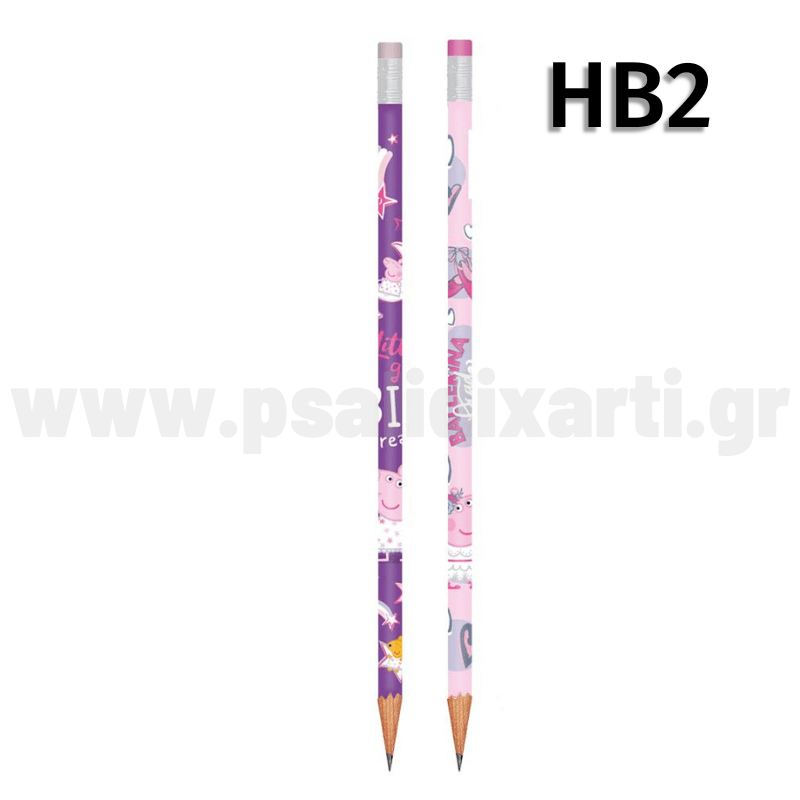 Μολύβι με Γόμα HB2, Peppa Pig