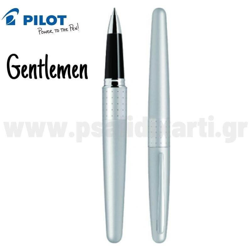 Στυλό Πολυτελείας Pilot Mr GEL, 0.7mm, Ασημί σε κουτί.  Psalidixarti.gr