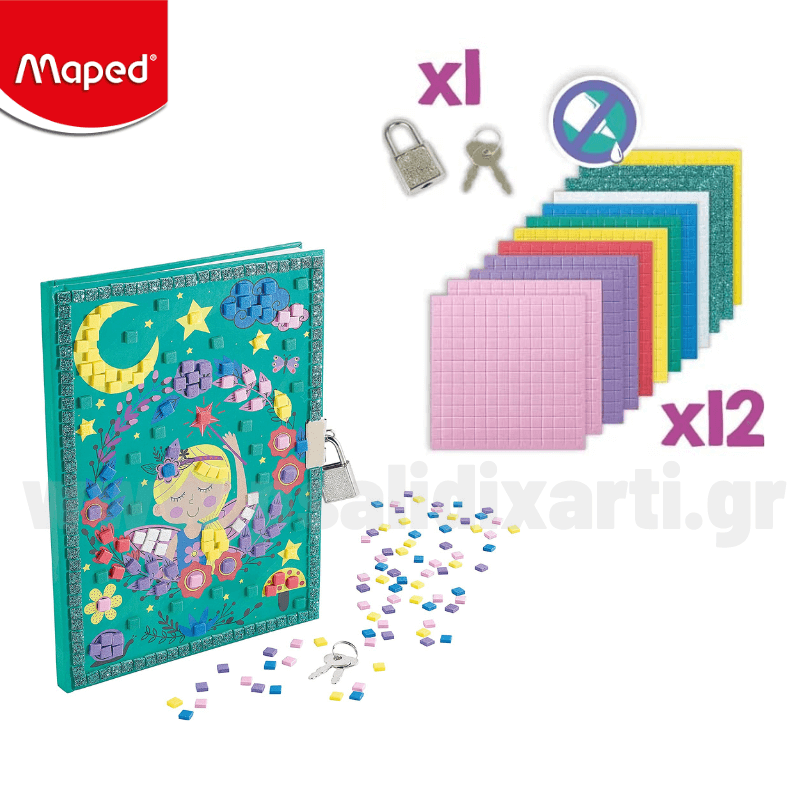 Μυστικό Ημερολόγιο Creative secret mosaic - Maped