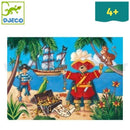 Παζλ "Πειρατής" σε σχηματικό κουτί, 36 κομμάτια - Djeco Παζλ Psalidixarti.gr