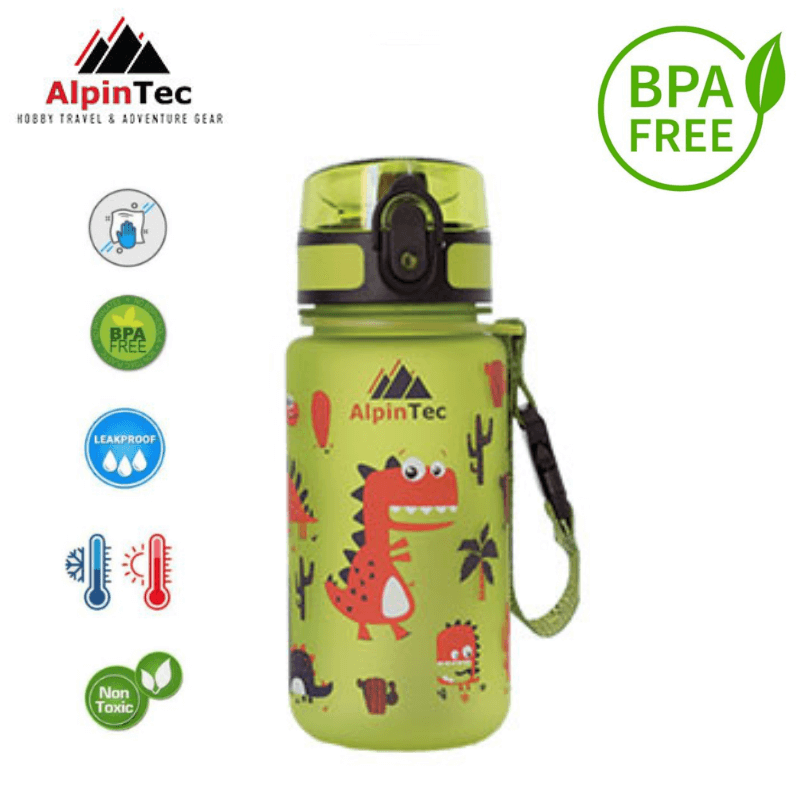 Tritan bottle BPA FREE 350ml "Dino" - AlpinTec