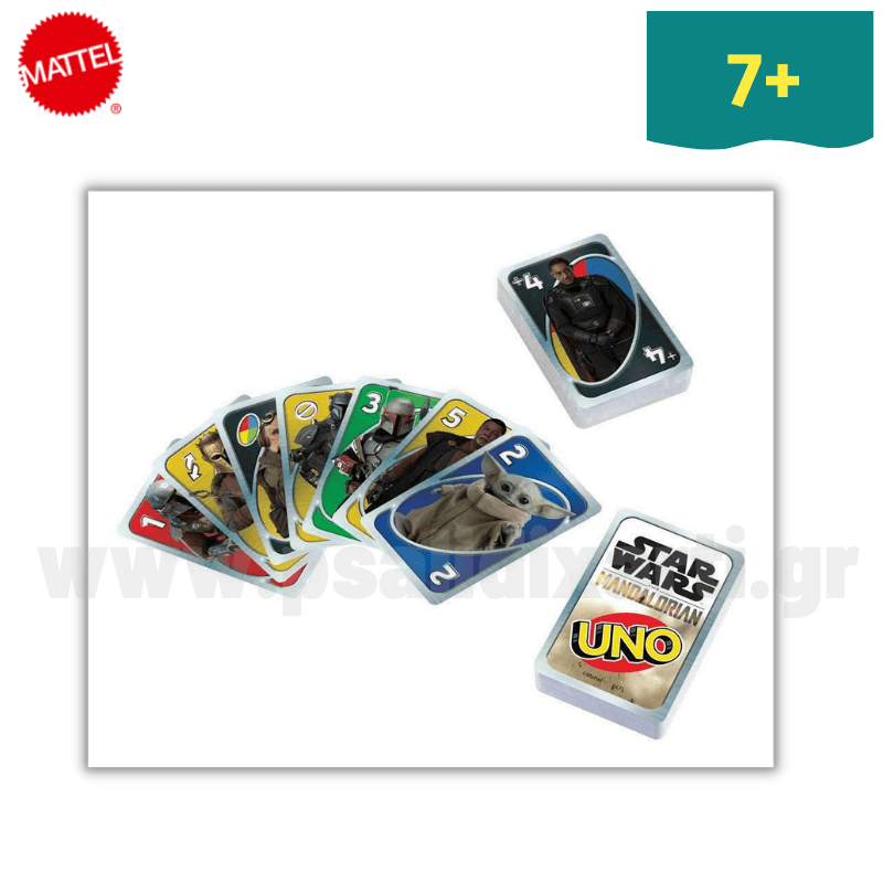 Επιτραπέζιο Uno Star Wars The Mandalorian Card Game - Mattel