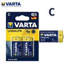 Μπαταρίες Αλκαλικές C,  1,5V  VARTA,  2 ΤΕΜ, LR14, 4114 Μπαταρία Psalidixarti.gr