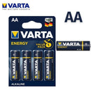 Μπαταρίες Αλκαλικές ΑΑ, 1,5V,   VARTA,  4 ΤΕΜ, LR6, 4106 Μπαταρία Psalidixarti.gr