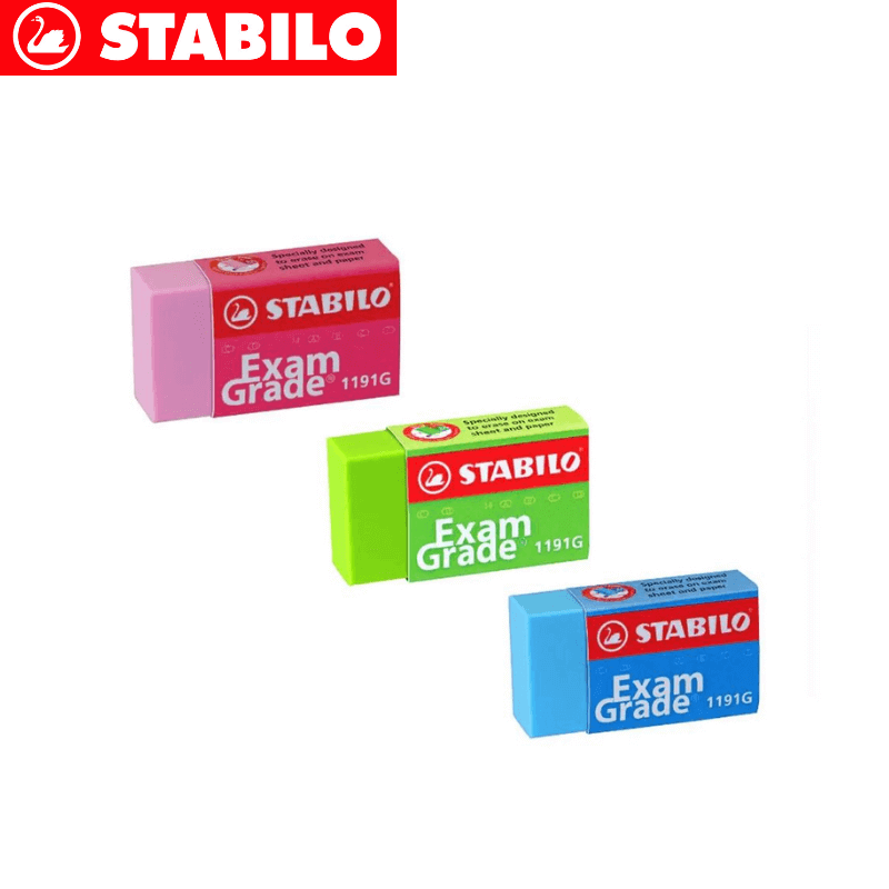 Eraser exam grade colorful - Stabilo