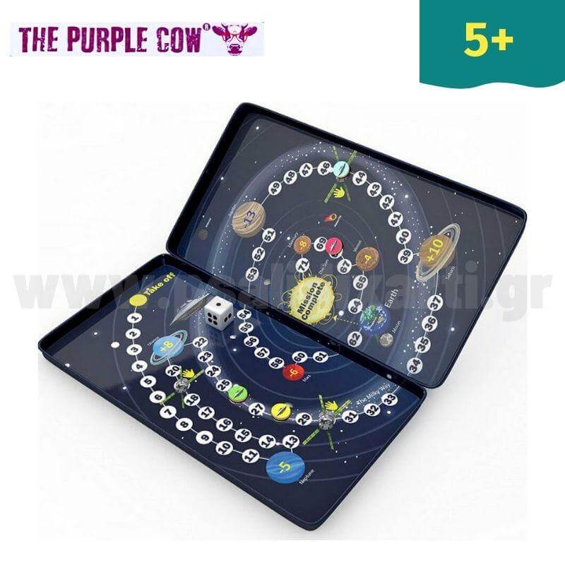 Μαγνητικό παιχνίδι "Αποστολή στο Διάστημα" σε συσκευασία ταξιδίου - The Purple Cow Επιτραπέζιο Μαγνητικό Psalidixarti.gr