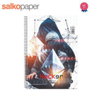 Τετράδιο Σπιράλ 1 Θέμα HACKER 17x25 - Salko Σχολικό Τετράδιο Psalidixarti.gr