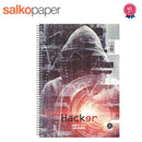 Τετράδιο Σπιράλ 1 Θέμα HACKER 17x25 - Salko Σχολικό Τετράδιο Psalidixarti.gr