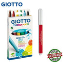 Μαρκαδόροι Ζωγραφικής Χοντροί "Turbo Maxi" 6 Χρώματα - Giotto Μαρκαδόροι Ζωγραφικής Psalidixarti.gr